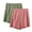 Pink#4, variant on 2025 Clearance Items under $5.00 LEBONYARD Women's Shorts in Soft Fabrics,2PC Women's Summer Elastic Waist Thin Quarter Shorts Color Thin Style Casual Pajamas Loose Size Home Pants Army Green XL