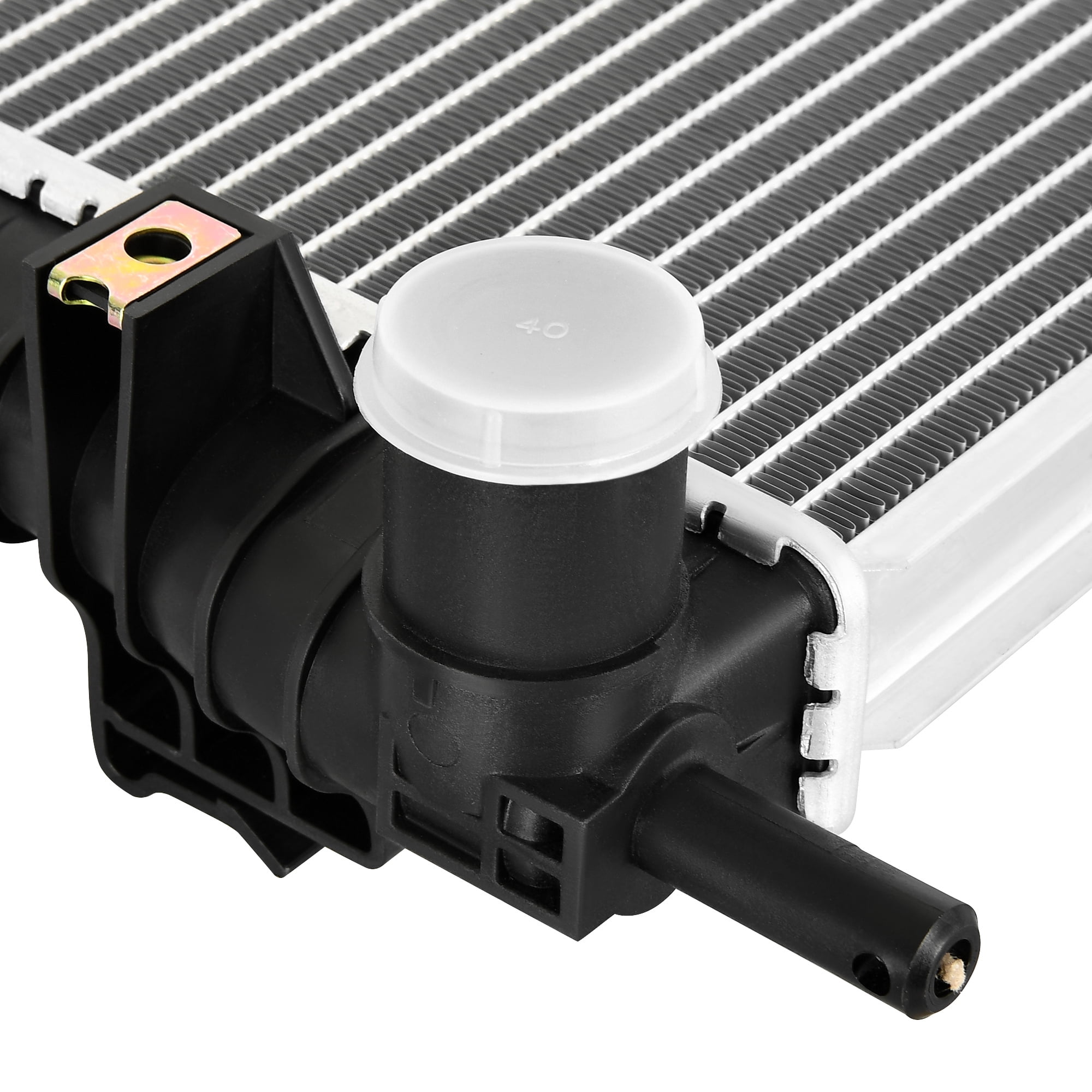 LEDKINGDOMUS Aluminum Radiator for 2015-2022 Ford Mustang V6 3.7L V8 5.0L 2.5L, Replaces CU13486