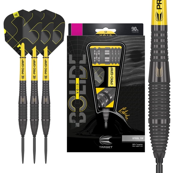 Target Darts Bolide Void 05 22G 90% Tungsten Swiss Point Steel Tip Darts Set