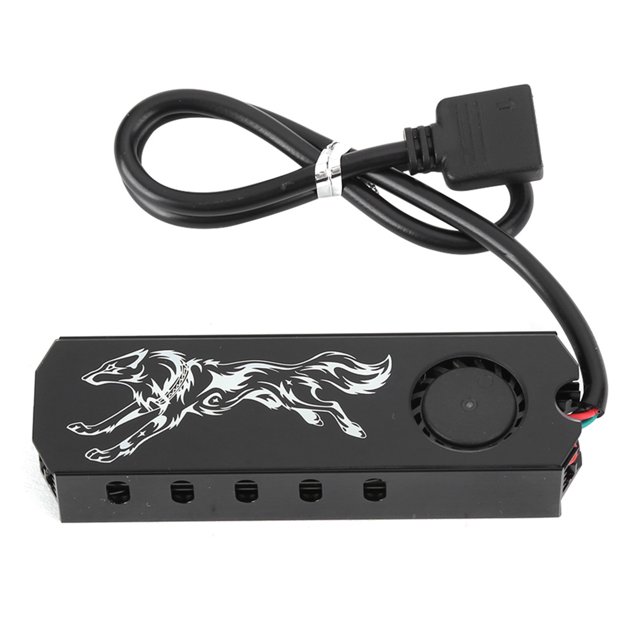 Radiador De Unidad De Estado Sólido De Rendimiento De Diseño De Disipador De Calor Elegante Radiador De Escritorio RGB Con Ventilador Para Plataformas De Juegos Computadora