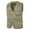 Khaki, variant on Honeeladyy Sales Online Mens Fishing Vest Utility Workweight Safari Travel Hunting Waistcoat,Multi Pockets,Hiking Camping Photography