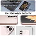 thumbnail image 7 of Thin Samsung Galaxy S23 Plus 5G Case (6.6 Inch) Clear Hard Back + Soft TPU Bumper [Air Pocket Corners] Shockproof Phone Cover for Galaxy S23+ (2023) - Transparent, 7 of 7