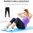 thumbnail image 3 of Yoga Pants High Waist Yoga Legging for Sports 1Pcs Black Elastic Stretchy Pant, 3 of 3