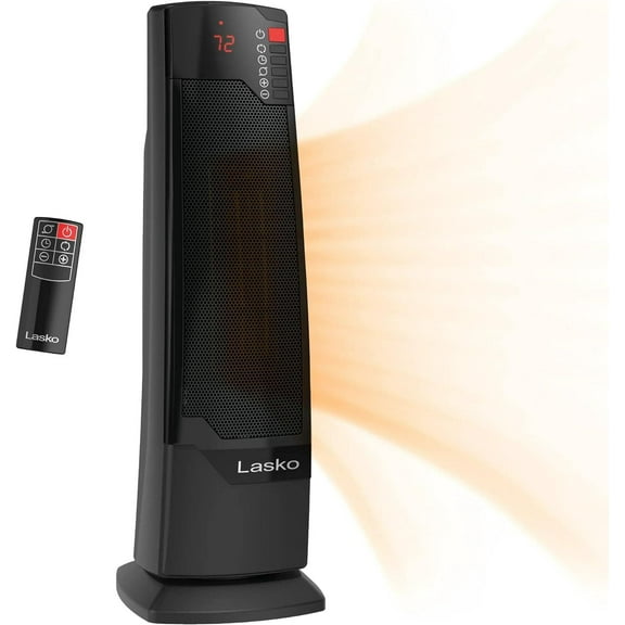 CALEFACTOR DE TORRE LASKO CT22835 OSCILANTE CERAMICA negro