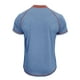 thumbnail image 3 of Camisa Henley Gleam Ledra E, azul claro, mezcla de algodón, para hombre, talla S, 3 of 4