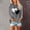 Gray, variant on QUINDOS Valentines Sweatshirt Womens Casual Long Sleeve Love Romantic Round Neck Womens Valentines Shirt Tops