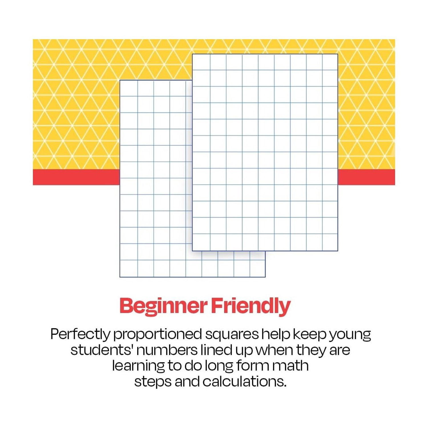 Graph Paper, 1 Inch Rule, 9 x 12 Inches, White, 500 Sheets