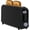 Black, variant on 2-Slice Toaster with 10" Extra Long Slot, 6 Browning Levels, Removable Crumb Tray, Defrost, Reheat & Cancel Functions, Auto Shut-Off Safety,Black