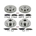 thumbnail image 3 of Power Stop Front and Rear Stock Replacement Brake Pad and Rotor Kit KOE6560, 3 of 8