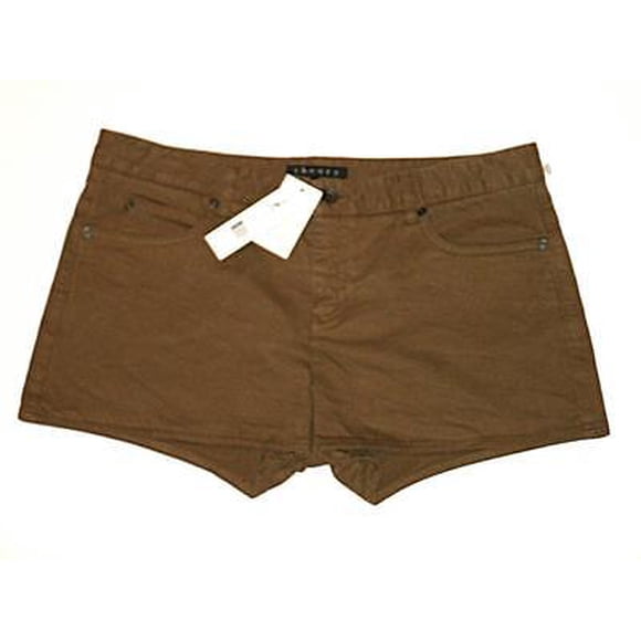 THEORY Denim TIADRIN Spirited DARK SAND Shorts MADE IN USA 10 $140