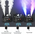 thumbnail image 2 of Machine à Brouillard Réglable Double Tube 2000W DMX512 8+8 RGB 3-en-1 Led 13CH Machine à Fumée Équipement de Pulvérisation Coloré Performance de Scène Mariage Banquet Machine à Brouillard Colorée, 2 of 6