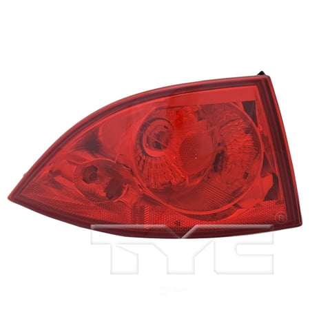 TYC 11-6196-00-9 Capa Certified Tail Light Assembly Fits select: 2006-2011 BUICK LUCERNE CXL