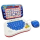 thumbnail image 2 of Computadora portátil de juguete para niños, máquina de aprendizaje bilingüe multifuncional, máquina de aprendizaje bilingüe para niños, juguete educativo temprano para bebés, diseño aerodinámico, 2 of 11