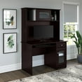 thumbnail image 2 of Bush Furniture Cabot 48" Computer Desk and Hutch, Espresso Oak, 2 of 8