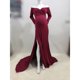thumbnail image 1 of Sexy Vestidos De Maternidad Para Sesión De Fotos Maxi Vestido Dividido Lado Mujeres Embarazada Largo De Embarazo Gao Jinjia unisex, 1 of 2