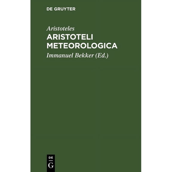 Aristoteli Meteorologica (Hardcover)