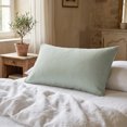 thumbnail image 2 of Unique Bargains Smooth and Cool Envelope-style Closure Durable Bedding Pillowcases Green, 2 of 5