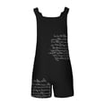 thumbnail image 5 of Kmdttou 2025 New Fashion Women's Summer Comfortable Casual Suspender Printing Shorts Pocket Jumpsuit Shorts with Pockets Clothes on Clearance!, 5 of 6