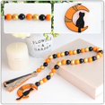thumbnail image 3 of Halloween Wood Bead Pendant for Decor with Tassel Wooden Beaded String, 3 of 5