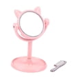thumbnail image 2 of Milaget 1/12 Vanity Mirror Dressing Table Scene Descor for Micro Landscape DIY Model pink, 2 of 9