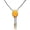 Yellow agate, variant on Braided Rope Bolo Tie with Emblem Stone Pendant for Men Women Country Outfits Festivals Necktie Chain Necklace
