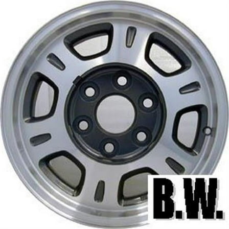 16x7 in Wheel for GMC 1500 PICKUP 1999-2002 Machined Charcoal Recond Alloy Rim