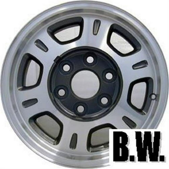 16x7 in Wheel for GMC 1500 PICKUP 1999-2002 Machined Charcoal Recond Alloy Rim