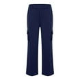 thumbnail image 5 of Womens Pants Yoga Flare Leggings For Women High Waisted Yoga Casual Pants Workout Leggings Cargo With 6 Pockets Yoga Pants, 5 of 7