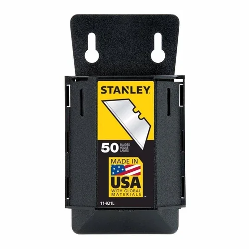 Stanley Steel Heavy Duty Blade Dispenser With Blades 2-7/16 In. L 50 Pc