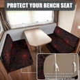 thumbnail image 2 of Uorisanigo RV Dinette Cushions Covers Stretch Red Spider Web Print Sofa Seat Slipcovers Replacement Camper Cushion Slipcovers RV Sofa Seat Cover Fit Most Travel Trailer Couch, 2 of 7