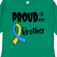 thumbnail image 4 of Inktastic Proud of my Brother Down Syndrome Awareness Boys or Girls Long Sleeve Toddler T-Shirt, 4 of 5