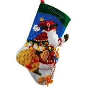 Mary Engelbreit Santa Says Hello Stocking Felt Applique Kit