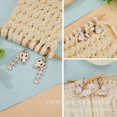 thumbnail image 2 of 2 Pairs Of Rabbit Stitch Markers For Crocheting Lovely Cartoon Metal Stitch Markers Zinc Alloy Marker Charms Multi-Use Safety Clamp For Knitting Croc, 2 of 3