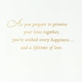 thumbnail image 3 of Hallmark Wedding Greeting Card (A Wedding Ushers in Beautiful Tomorrows), 3 of 6