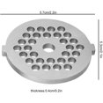 thumbnail image 4 of Picadora de carne, trituradora, placa picadora, amoladora de disco, Material de aleación con orificio de 5/7mm (agujero de 5mm), 4 of 4