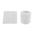 thumbnail image 5 of Unique Bargains Pair Sweat Absorbing Wrist Sweatbands Athletic Cotton Terry Cloth White 8x8cm, 5 of 6