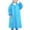 Blue, variant on Kids Rain Poncho for 6-11 Years - Reusable EVA Waterproof Hooded Raincoat,Lightweight Rain Gear for Boys & Girls,Family Travel Outdoor Emergency
