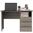thumbnail image 4 of 47.3-Inch Wide Beige Pine Desk with Drawers | Ideal for Home Office Storage, 4 of 6