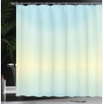thumbnail image 3 of Ambesonne Teal Shower Curtain, Abstract Modern Ombre, 69"Wx84"L, Pale Blue, 3 of 4
