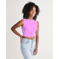 thumbnail image 3 of Pink Glow up Gear Twist-Front Tank, 3 of 8
