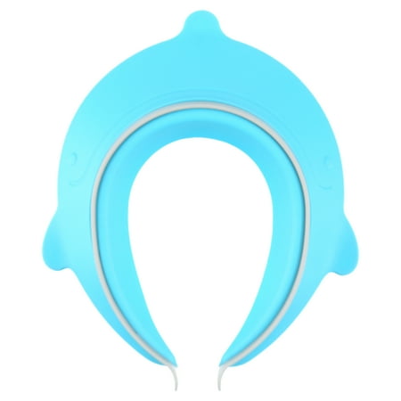 Skip Hop Baby Bath Cap Shield, Moby Bath Visor for Kids, Blue