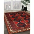 thumbnail image 2 of Ahgly Company Indoor Rectangle Traditional Reddish Brown Persian Area Rugs, 7' x 9', 2 of 6