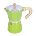 thumbnail image 1 of Coffee Maker, Coffee Pot Comfortable Grip Ergonomic Handle Design Alumunum Alloy  For Home For Office Green, 1 of 8