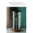 thumbnail image 2 of Table Clock Invisible Aerodynamics Clock Sitting Room Solid Wood Desk Clock Creative Tabletop Clock Pendulum Clock Decorate, 2 of 7