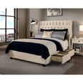 thumbnail image 2 of Republic Design House Oxford Upholstered "Ever-Strong" Platform Bed with 2 Drawers, 2 of 8
