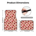 thumbnail image 5 of Vsdgher Strawberries Car Foot Mat Set of 4 Pieces Universal Floor Liner Car Accessories Fits Most Cars, Trucks, Vans, sedans, SUV, 5 of 7