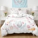 thumbnail image 1 of Easter Festal 3 Piece Bedding Set Cartoons Rabbits and Egg Graphic Patterns 2 Pillowcases and 1 Duvet Cover Good Quality Soft Fabric Accents, 1 of 6