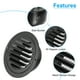 thumbnail image 3 of Cubierta de Ventilación Redonda Uxcell de 4", Rejilla de Acero Inoxidable con Persiana para Ductos de Ventilación, Negra, 3 of 6