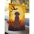 thumbnail image 2 of Carolines Treasures BB4322CHF Halloween Chocolate Labrador Drapeau Toile Taille Maison, 2 of 4