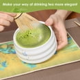 thumbnail image 4 of LINFANG 7 pcs Matcha Tea Set with Bowl Strainer and Holder Elegant Matcha Making Kit Safe Heat Resistant Japanese Tea Making Set for Home, 4 of 9